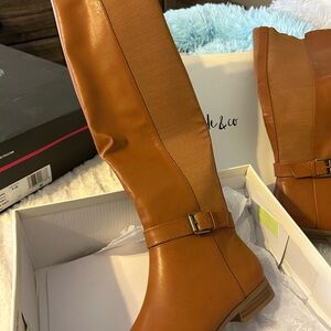 Style & Co. Tan Knee-High Boots